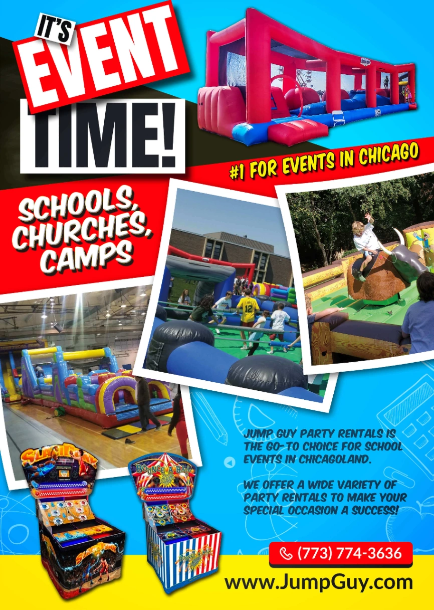 Jump Guy Party Rentals Event Time