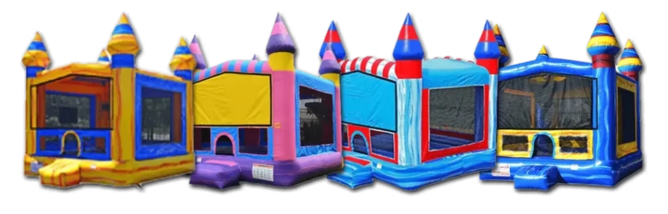 Bounce House Lineup rental in Evanston, IL (60201/60202/60203) by Jump Guy Party Rentals